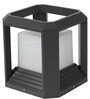 Aurora Cube Sand Black 9 Inch Outdoor LED Wall Sconce