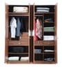 Aurora 4 Door Wardrobe in Multicolor Finish
