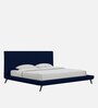 Aurora Fabric Upholstered KIng Size Bed in Navi Blue Color