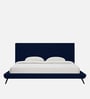 Aurora Fabric Upholstered KIng Size Bed in Navi Blue Color