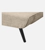 Aurora Fabric Upholstered Queen Size Bed in Beige Color