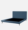 Aurora Fabric Upholstered Queen Size Bed in Smoke Grey Color