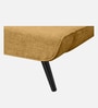 Aurora Fabric Upholstered Queen Size Bed in Yellow Color