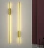 Aurora Gold Linear LED 47 Inch Wall Sconce 3C Tri-Colour