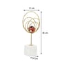 Aurora Gold Rings Accent Piece Peach