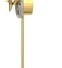 Aurora Halo 3C LED Wall Sconce Metal Acrylic Gold