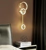 Aurora Halo 3C LED Wall Sconce Metal Acrylic Gold