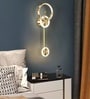 Aurora Halo 3C LED Wall Sconce Metal Acrylic Gold
