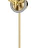 Aurora Halo 3C LED Wall Sconce Metal Acrylic Gold