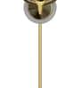 Aurora Halo 3C LED Wall Sconce Metal Acrylic Gold