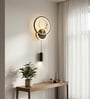 Aurora Halo Black 3C LED Wall Sconce