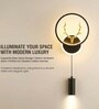Aurora Halo Black 3C LED Wall Sconce