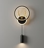 Aurora Halo Black 3C LED Wall Sconce
