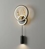 Aurora Halo Black 3C LED Wall Sconce