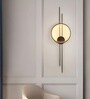 Aurora Halo Black Metal Tri-Color LED Wall Sconce