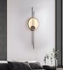 Aurora Halo Black Metal Tri-Color LED Wall Sconce