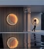 Aurora Halo Resin LED 16 inch Wall Sconce 3C Tri-Color