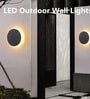 Aurora Halo Sand Black LED Wall Sconce 12W