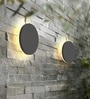 Aurora Halo Sand Black LED Wall Sconce 12W