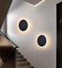 Aurora Halo Sand Black LED Wall Sconce 12W