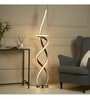 Aurora Helix Black 3-Color LED Floor Lamp