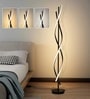 Aurora Helix Black LED Floor Lamp 60W 3 Color