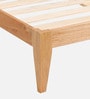 Aurora Solid Wood King Size Bed In Natural Finish