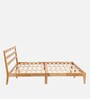 Aurora Solid Wood King Size Bed In Natural Finish