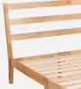 Aurora Solid Wood King Size Bed In Natural Finish