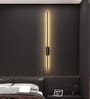 Aurora Linear Black 3C LED Wall Sconce 12W 600mm