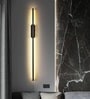 Aurora Linear Black 3C LED Wall Sconce 12W 600mm