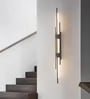 Aurora Linear Black LED 23 Inch Wall Sconce 3C Tri-Color Light