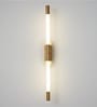 Aurora Linear Wallchiere Gold LED Sconce for Modern Interiors