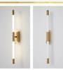 Aurora Linear Wallchiere Gold LED Sconce for Modern Interiors