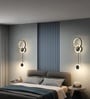 Aurora Orbit Black LED Wall Sconce with 3C Tri-Colour Light
