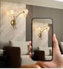 Aurora Orbit Gold Acrylic Wall Sconce 3C LED Wall Light
