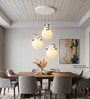 Aurora Panda Trio Pendant White Metal Acrylic Ceiling Light