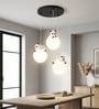 Aurora Panda Trio Pendant White Metal Acrylic Ceiling Light