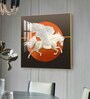 Aurora Pegasus Glass Finish Square Wall Art