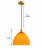 Aurora Ribbed Glass Pendant Light