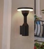 Aurora Sand Black LED Wall Sconce 12W Warm White Outdoor