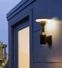 Aurora Sand Black LED Wall Sconce 12W Warm White Outdoor