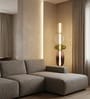 Aurora Sculpt 3FT Tri-Colour LED Floor Lamp Metal & Glass