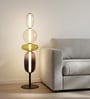 Aurora Sculpt 3FT Tri-Colour LED Floor Lamp Metal & Glass