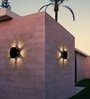 Aurora Sunburst Sand Black LED Wall Sconce 3000K