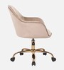 Aurora Velvet Guest Chair In Brown Colour