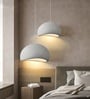 Aurora White Resin Pendant Light Tri-Colour LED