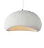 Aurora White Resin Pendant Light Tri-Colour LED