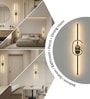 Aurora Zenith LED Wall Sconce, Metal Profile, Black Gold Finish