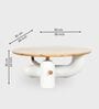 Aurum Centre Table In Natural Bleach Finish